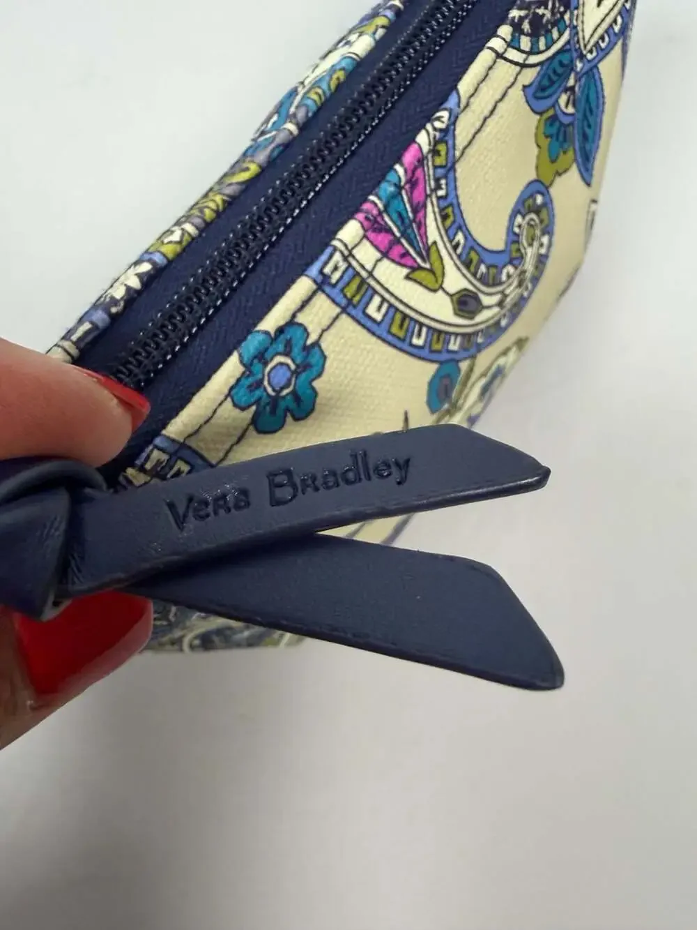 Vera Bradley Paisley Print Cosmetic Makeup Pouch